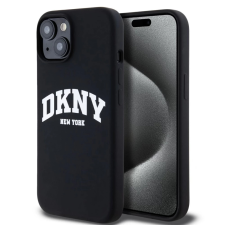 DKNY DKNY Liquid Silicone Arch Logo MagSafe tok iPhone 13 készülékhez fekete tok és táska