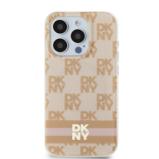 DKNY iPhone 11 / XR MagSafe Kockás IML mintázat Műanyag Telefon tok - Pink (DKHMN61HCPTSP) tok és táska