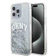 DKNY Liquid Glitter Big Logo tok iPhone 15 Pro - fehér tok és táska