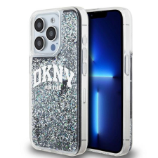 DKNY Liquid Glitter Big Logo tok iPhone 15 Pro - fekete tok és táska