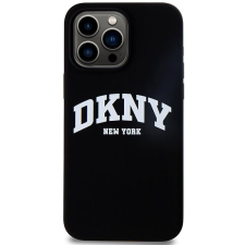 DKNY Liquid Silicone Arch Logo MagSafe Zadní Kryt pro iPhone 14 Pro Black tok és táska