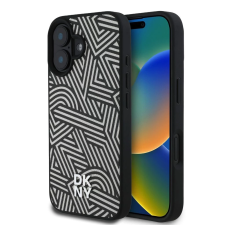 DKNY PU Leather Crosswalk Pattern Magsafe tok iPhone 16 készülékhez elefántcsont (902236) tok és táska