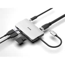 DLINK D-Link DUB‑M610 6‑in‑1 USB‑C Hub with HDMI/Card Reader/Power Delivery laptop kellék