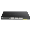 DLINK D-LINK Switch 48x1Gbps (48xPOE) + 4xGigabit SFP+ Menedzselhető Rackes, DGS-1250-52XMP/E