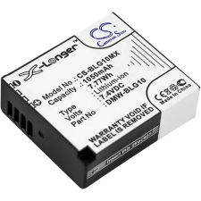  DMW-BLG10E Fotó, kamera akku 1050 mAh digitális fényképező akkumulátor