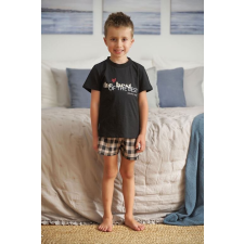 DN Nightwear Best gyerekpizsama, fekete, felirattal 122/128 gyerek hálóing, pizsama
