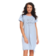 DN Nightwear Best Mom kismama hálóing, világoskék S hálóing, pizsama