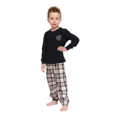 DN Nightwear Dino gyerekpizsama, fekete 122/128 gyerek hálóing, pizsama
