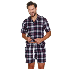 DN Nightwear Dylan férfi pizsama, kockás mintájú XXL