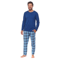 DN Nightwear Jones férfi pizsama, kék XXL férfi pizsama