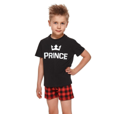 DN Nightwear Prince rövid fiúpizsama, fekete 146 gyerek hálóing, pizsama