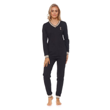 DN Nightwear Queen Crown női pizsama, fekete S hálóing, pizsama