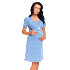 DN Nightwear Sweet Star szoptatós hálóing, kék, csillagos S