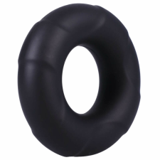 Doc Johnson C-Ring - szilikon péniszgyűrű (fekete) péniszgyűrű
