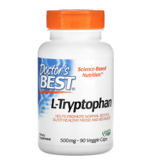 Doctor's Best A Doctor's Best L-triptofán TryptoPure-ral, 500 mg, 90 Vega kapszula vitamin és táplálékkiegészítő