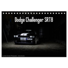  Dodge Challenger SRT8 (Tischkalender 2024 DIN A5 quer), CALVENDO Monatskalender naptár, kalendárium