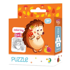 Dodo 16 db-os Színezhető kétoldalas puzzle - Süni (300119) puzzle, kirakós