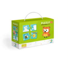 Dodo Duo Az állat élőhelye 2X12db-os puzzle (DOP300117) (DOP300117) puzzle, kirakós