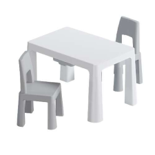 Dodo LittleONE by Pepita Dodo Asztal + 2db szék #szürke-fehér gyermekbútor