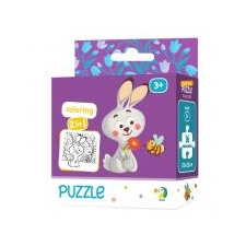 Dodo Puzzle 16 db-os, kétoldalú - Nyuszi puzzle, kirakós