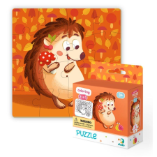 Dodo süni 16db-os puzzle színezővel (DOP300119) (DOP300119) puzzle, kirakós