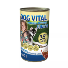 DOG VITAL -Dog Vital Junior konzerv lamb&rice 1240gr kutyaeledel
