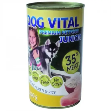DOG VITAL Junior konzerv chicken &amp; rice 1240g kutyaeledel