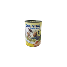  Dog Vital konzerv chicken&carrot – 12×1240 g kutyaeledel