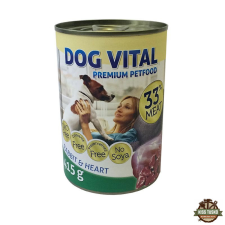 DOG VITAL konzerv nyúl, szív 415g kutyaeledel