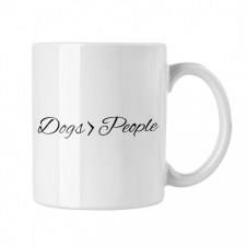 Dogs > People - Fehér Bögre bögrék, csészék