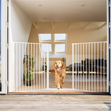  DogSpace Rocky L extra magas (105cm) kutya térkorlát, fehér kutyafelszerelés