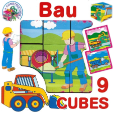 Dohány járműves képkockák, 9 darab puzzle, kirakós