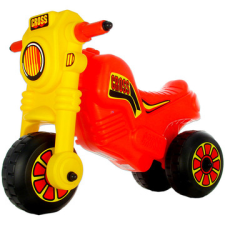 Dohany Műanyag Cross kismotor - piros-sárga (111) (111) lábbal hajtható járgány
