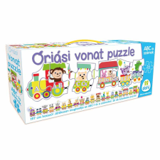 Dohány Toys ABC és számok Óriási vonat puzzle puzzle, kirakós