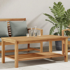 Dohányzóasztal Barna 110 x 55 x 45 cm Tömör tíkfa kerti bútor