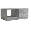  Dohányzóasztal Betonszürke 90 x 50 x 37 cm Szerelt Fa