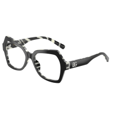 Dolce & Gabbana DG3429 3372 Black On Zebra Demo Lens szemüveg szemüvegkeret