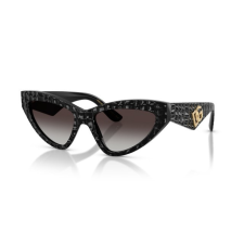 Dolce & Gabbana DG4439 32888G BLACK TEXTURE COCCO GREY GRADIENT napszemüveg napszemüveg