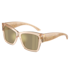 Dolce & Gabbana DG4493 343203 Transparent Camel Clear Mirror Real Yellow Gold napszemüveg