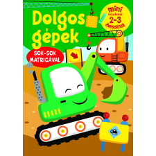 Dolgos gépek sok sok matricával gyermek- és ifjúsági könyv