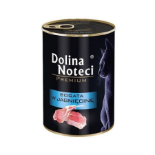 DOLINA NOTECI Premium Bárányban gazdag felnőtt macskáknak 400 g macskaeledel
