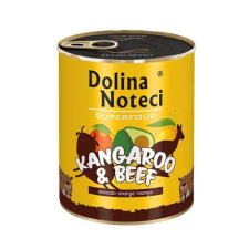 DOLINA NOTECI SUPERFOOD 800g kenguru és marhahús kutyáknak 80% hús kutyaeledel