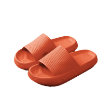  Dollcini, Férfi felhő papucs, Unisex, Masszázs, Zuhany, Fürdőszoba, Beltéri és Kültéri lapos szandálok, EU44, narancsszín