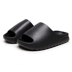  Dollcini, Férfi felhő papucs, Unisex, Masszázs, Zuhany, Fürdőszoba, Otthon, Beltéri és Kültéri lapos szandálok, EU 44, Fekete áfonya
