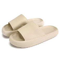 Dollcini , Férfi felhő papucs, Unisex, Masszázs, Zuhany, Fürdőszoba, Otthon, Otthon, Beltéri és Kültéri lapos szandálok, EU36, Fehér