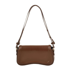  Dollcini, női válltáska pénztárca, PU bőr női válltáska, Crossbody táska, állítható vállpánt, 443223, sötétbarna