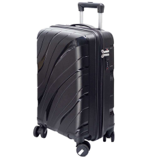 Dollcini , Világjáró Bőrönd 24", 63x26 x 42cm, (357890-159B), fekete