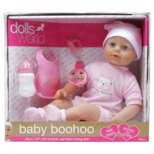 Dolls World Baby Boohoo könnyező lány baba - 46 cm baba