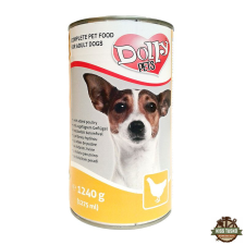 Dolly Dog konzerv csirke 1240g kutyaeledel
