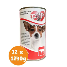 Dolly Dog konzerv marha 12x1240g kutyaeledel